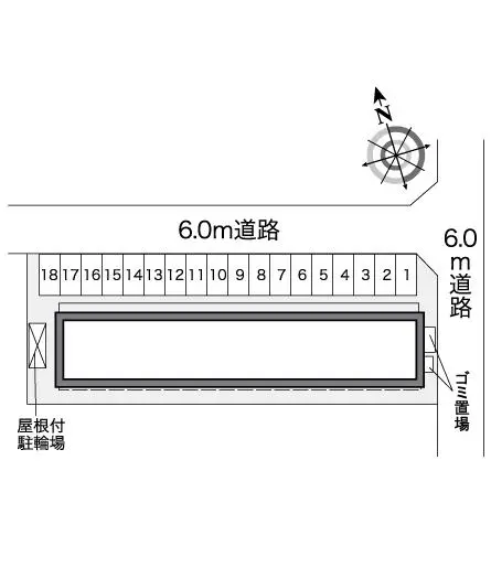 ★手数料０円★四日市市曙町　月極駐車場（LP）